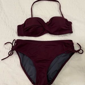Victoria’s Secret Bathing Suit Maroon/Wine Colored